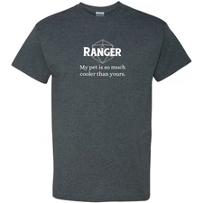 RPG Class Quote Ranger - Tabletop Game Fantasy T Shirt - Dark Heather
