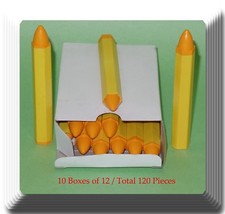 10 Boxes of 12 Total 120 Pieces Yellow Tires Marker Pen Paint-stick - TireTool