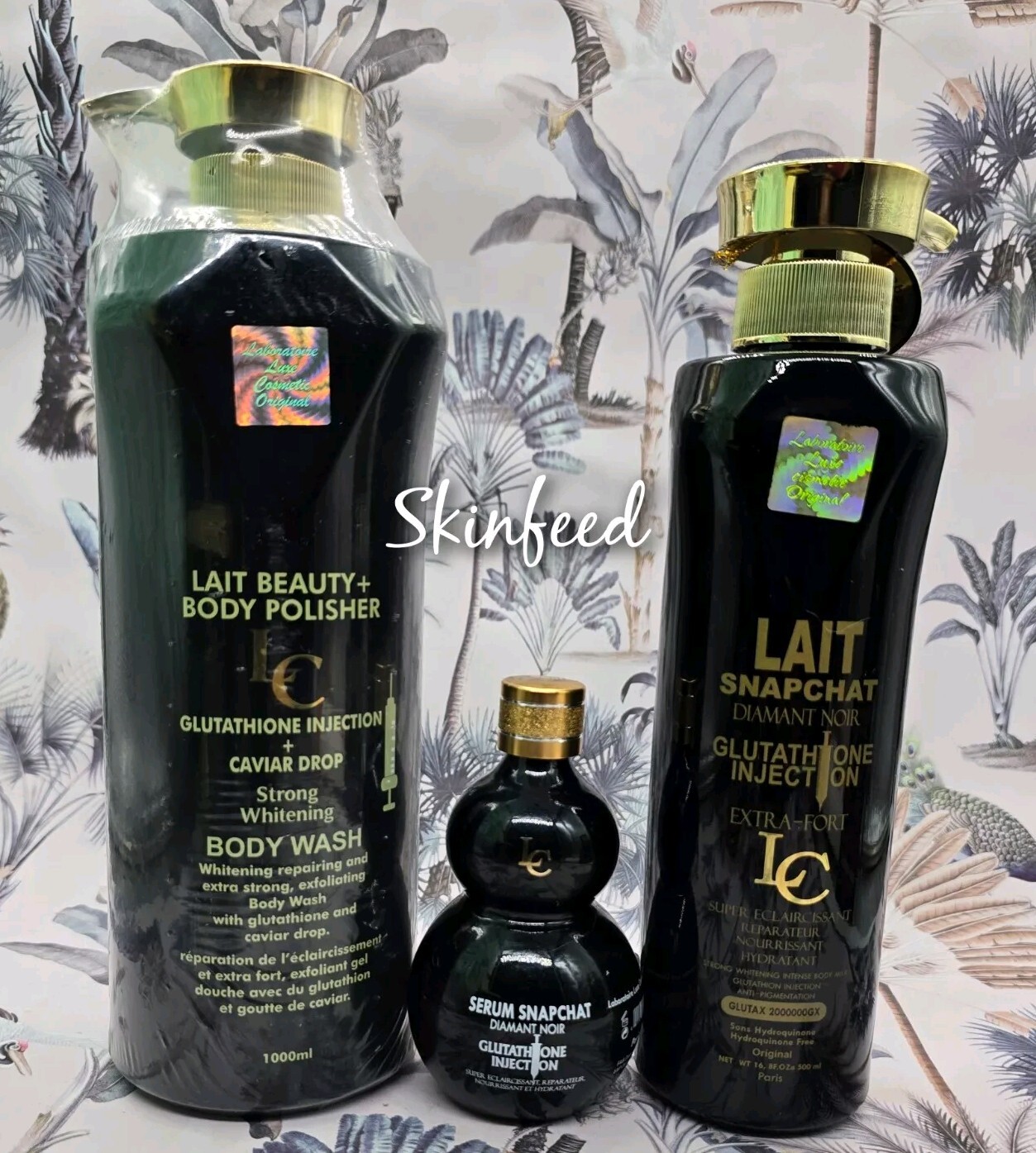 Black Diamond Snapchat Body Lotion & Shower Gel 1000ml with Serum  