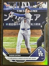 2025 Topps Now MLB #145 Shohei Ohtani Los Angeles Dodgers GOLD 35/50