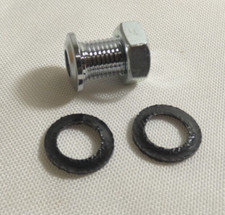 NEW 3/8" Chrome Air Vent with 2 Gaskets Washers for Bass Tom Snare Drum Kit