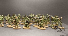 1/72 Chinese Army PLA Camouflage 42PCS Soldiers Painted Model Hand Made