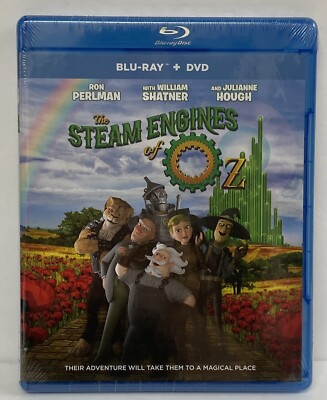 The Steam Engines of Oz Blu Ray + DVD New Sealed! William Shatner Julianne Hough