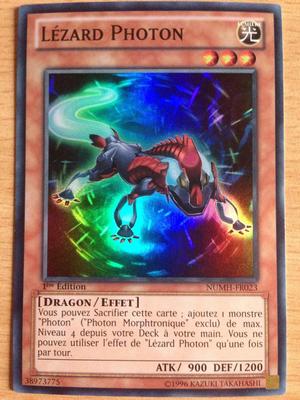 Yu-Gi-Oh! Karte NUMH-FR023 Photon Eidechse (Super Rare) 1. Auflage