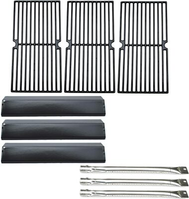 Brinkmann Pro Series 8300 Gas Grill Parts Kit Stainless Steel Burners Heat Pl...