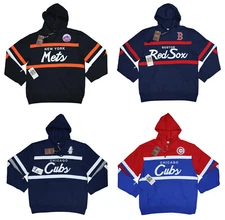 Mitchell & Ness Cooperstown Collection Hoodie Sweatshirt NWT Cubs Mets Red Sox
