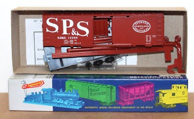 Roundhouse 7870 HO 40' AAR Box Car kit SP&S 12268 NIB