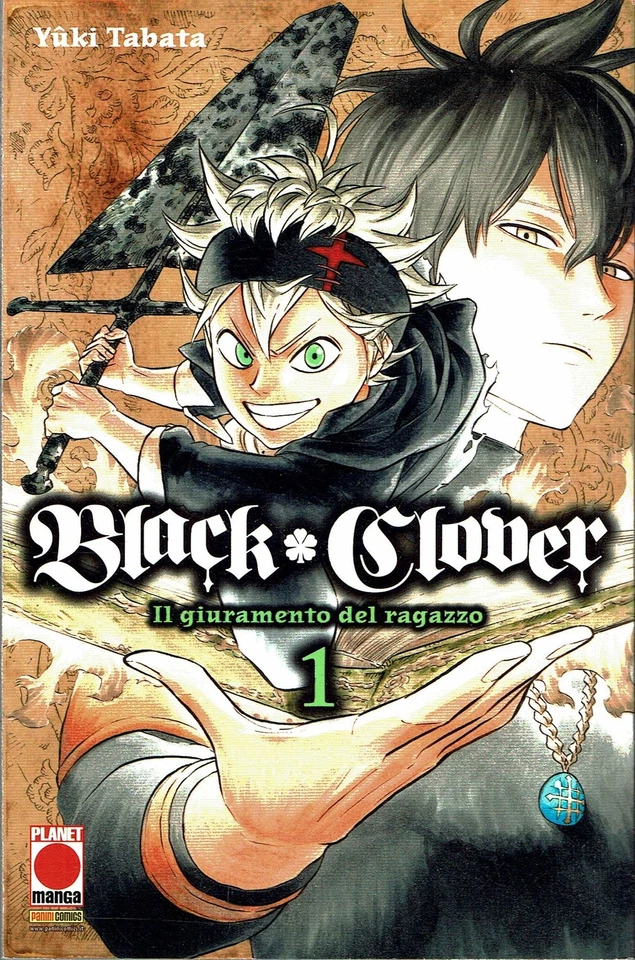 Black Clover n. 1 di Yuki Tabata RISTAMPA ed. Panini NUOVO