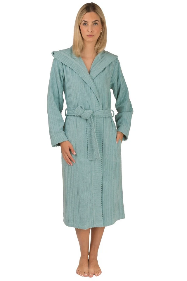 Damen Bademantel Saunamantel wewofashion by Otto Werner 4003 Mint