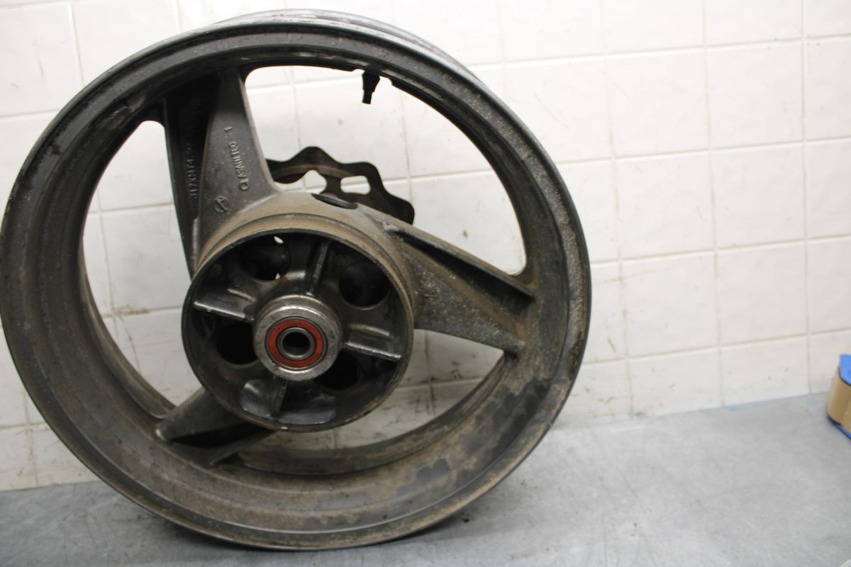 2001 Kawasaki Ninja ZX6 ZX600E REAR WHEEL RIM ROTOR BACK