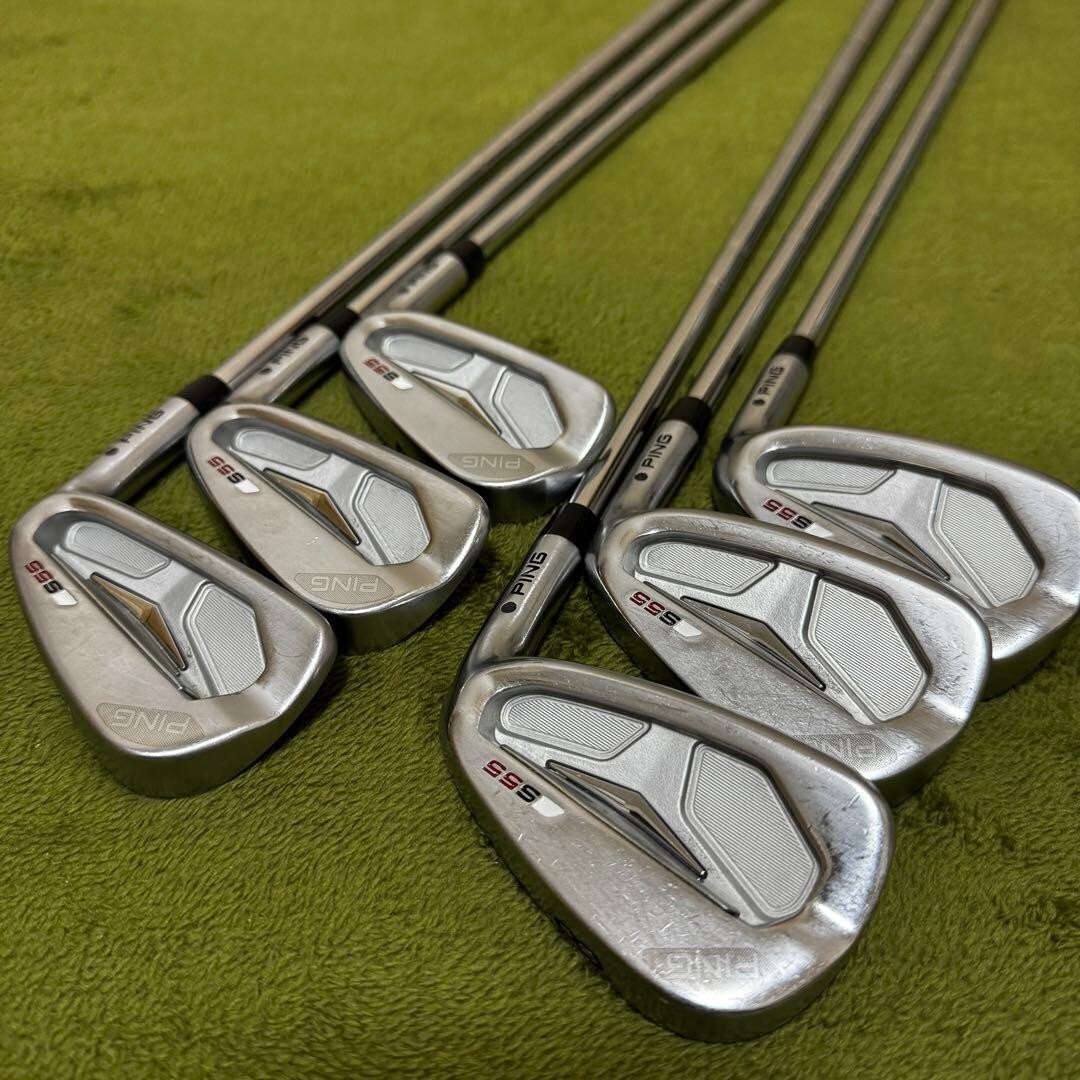 Ping S55 Black Dot Iron Set 6 Clubs 5-Pw CFS Stiff Flex | eBay Ping S55 Black Dot Iron Set 6 Clubs 5-Pw CFS Stiff Flex | eBay
