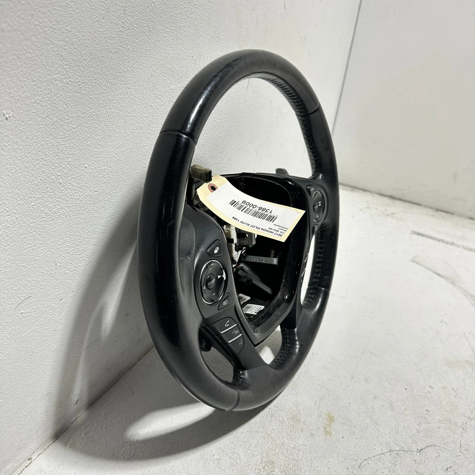 2016-2018 HONDA PILOT ELITE РУЛЕВОЕ КОЛЕСО ЧЕРНЫЙ КОЖАНЫЙ OEM - Изображение 3 из 4