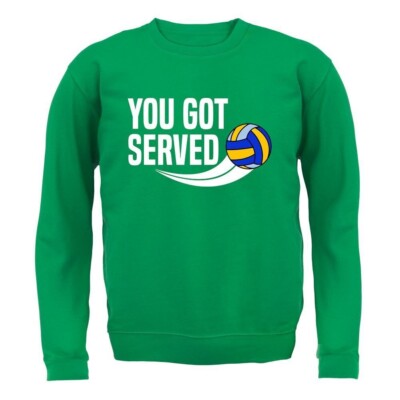 You Got Served - Kinder Kapuzenpulli / Pullover - Volleyball Volley Ball Player