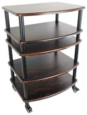 Rockville FLX Dark Wood Adjustable Height 5 S...