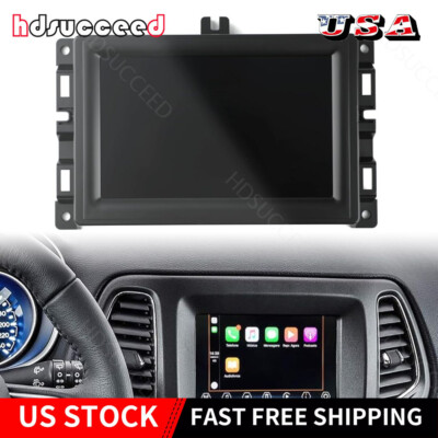 #ad 7quot; LCD Touch Screen w Frame For 2017 2020 Jeep Compass Radio Navigation Replace $63.89