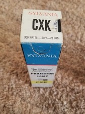 Sylvania CXK 125V 300W 25 HRS. Projection Lamp Projector Bulb NOS