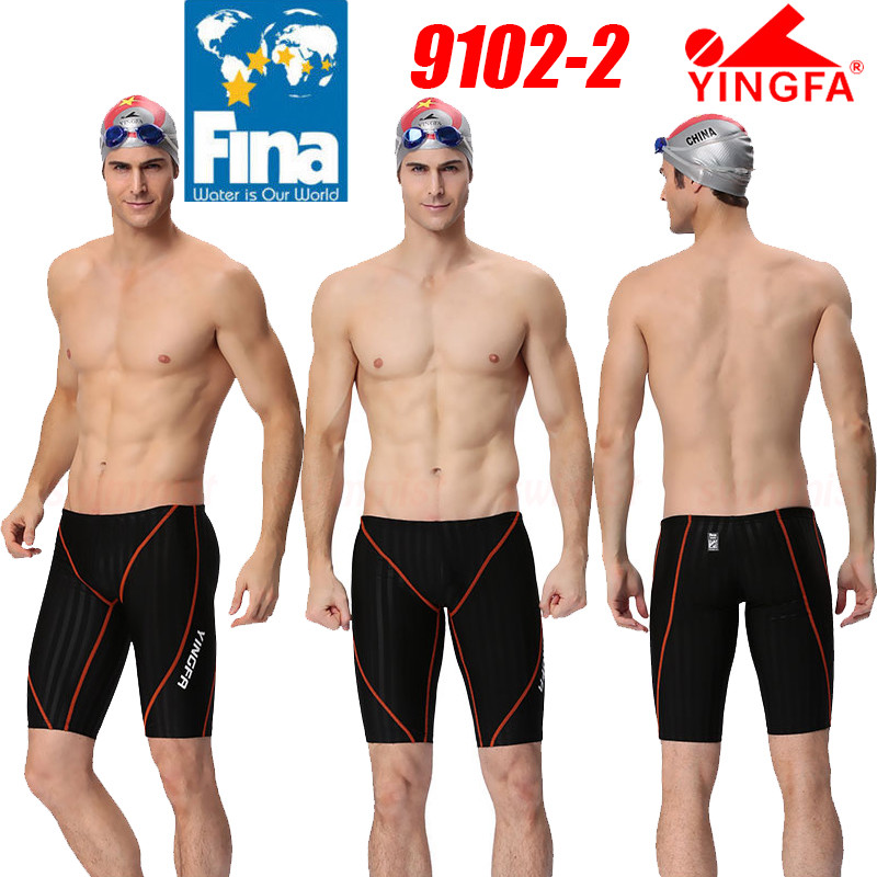 YINGFA 9102-2 MEN'S RACING TRAINING JAMMER SWIMMING TRUNKS
