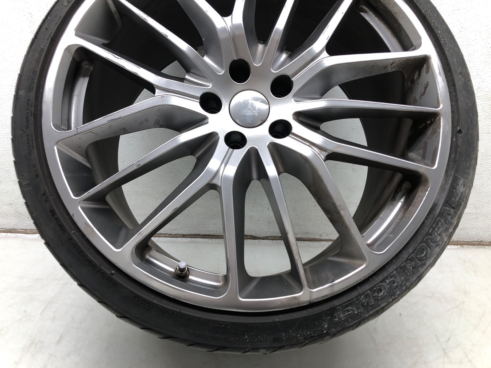 2014-2020 MASERATI QUATTROPORTE REAR TITANO WHEEL RIM W/ TIRE 10.5X21 OEM #NOTES