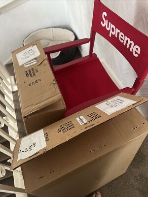 supreme director's chair red 赤 シュプリーム Red Supreme Directors chair. Great condition | eBay