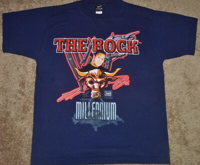 The Rock ビンテージTシャツ 2000年製　WWF Vintage The Rock Simply Electrifying 2000 WWF Wrestling T-Shirt