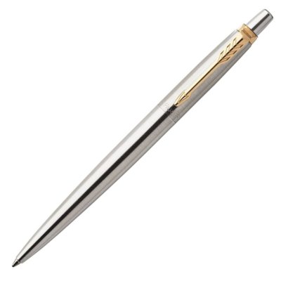 Parker Jotter Ballpoint Pen, Stainless Steel & Gold, Brand New Style