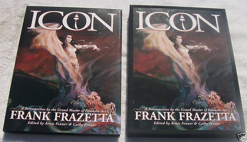 Icon　Frank Frazetta : A Retrospective Icon Retrospective by Frank Frazetta Hardcover Slipcase Art