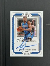 2024 Panini National Treasures AMAR'E STOUDEMIRE  Auto 14/15#Z