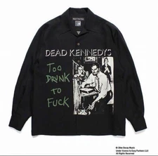 WACKO MARIA Long Sleeve Shirt M BLK