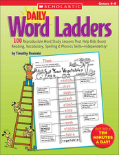 Word Ladders for Grades 4-6: Daily Vocabulary...