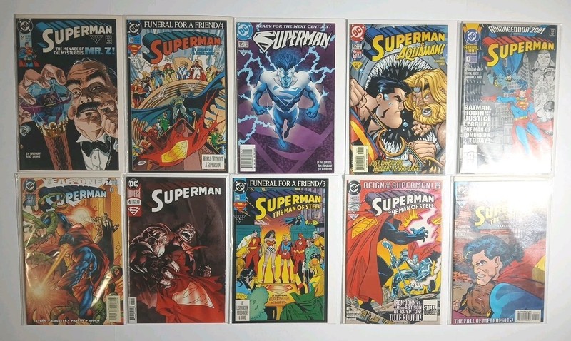 Superman DC Comic Book Lot