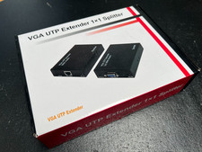 VGA UTP EXTENDER 1X1 SPLITTER VGERP01 SENDER RECEIVER WITH AUDIO