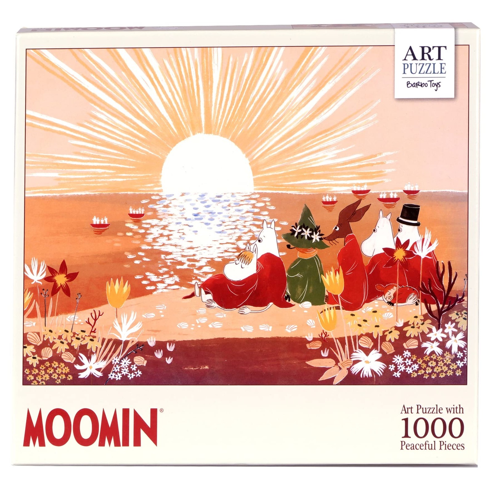 Barbo Toys - MuminsPuzzel 1000 stukjes - illustraties van de zonsondergang in de