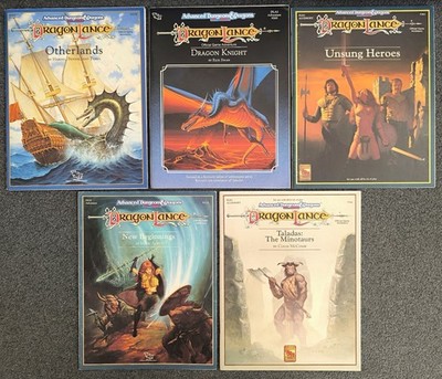 Dragonlance Bundle Advanced Dungeons & Dragons AD&D TSR Complete Original