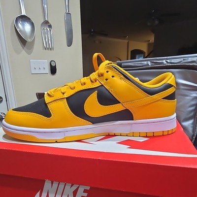 Nike Dunk Low Goldenrod Yellow/Black Low Top Leather Lace-Up DD1391-004