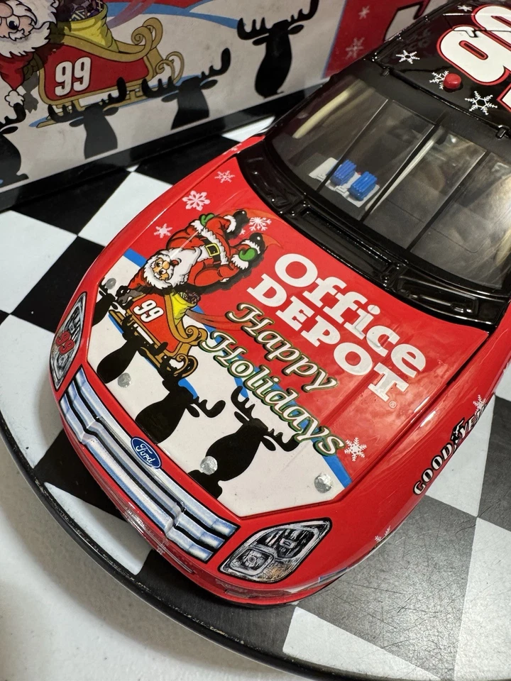 Carl Edward’s #99 Office Depot Holiday 2006 1/24 Nascar Diecast - Image 4 of 4