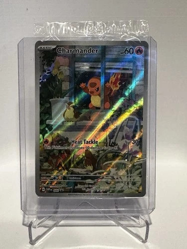 Charmander SVP 044 Promo Full Art Holo Scarlet & Violet Pokemon Card Sealed NM