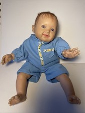 Ping Lau  Ashton Drake Galleries So Truly Real Baby 18"/Weighted/Violet Eyes