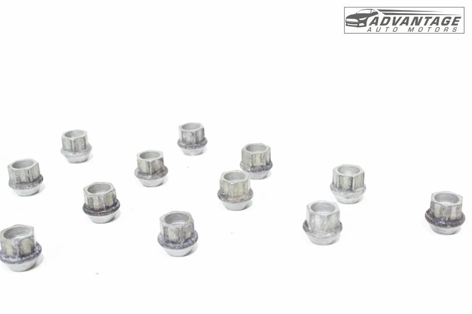 2016-20 TESLA MODEL S FRONT OR REAR WHEEL RIM LUG BOLT NUT SILVER SET OF 20 OEM - Image 3 of 4