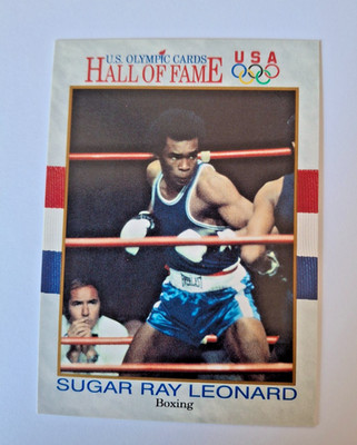 Impel US Olympic Hall Of Fame - Sugar Ray Leonard #29 - Trading Card - Boxen