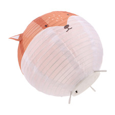 Image of  Fox Shaped Fabric Table Lamp Foldable for Room Decor Animal Parties