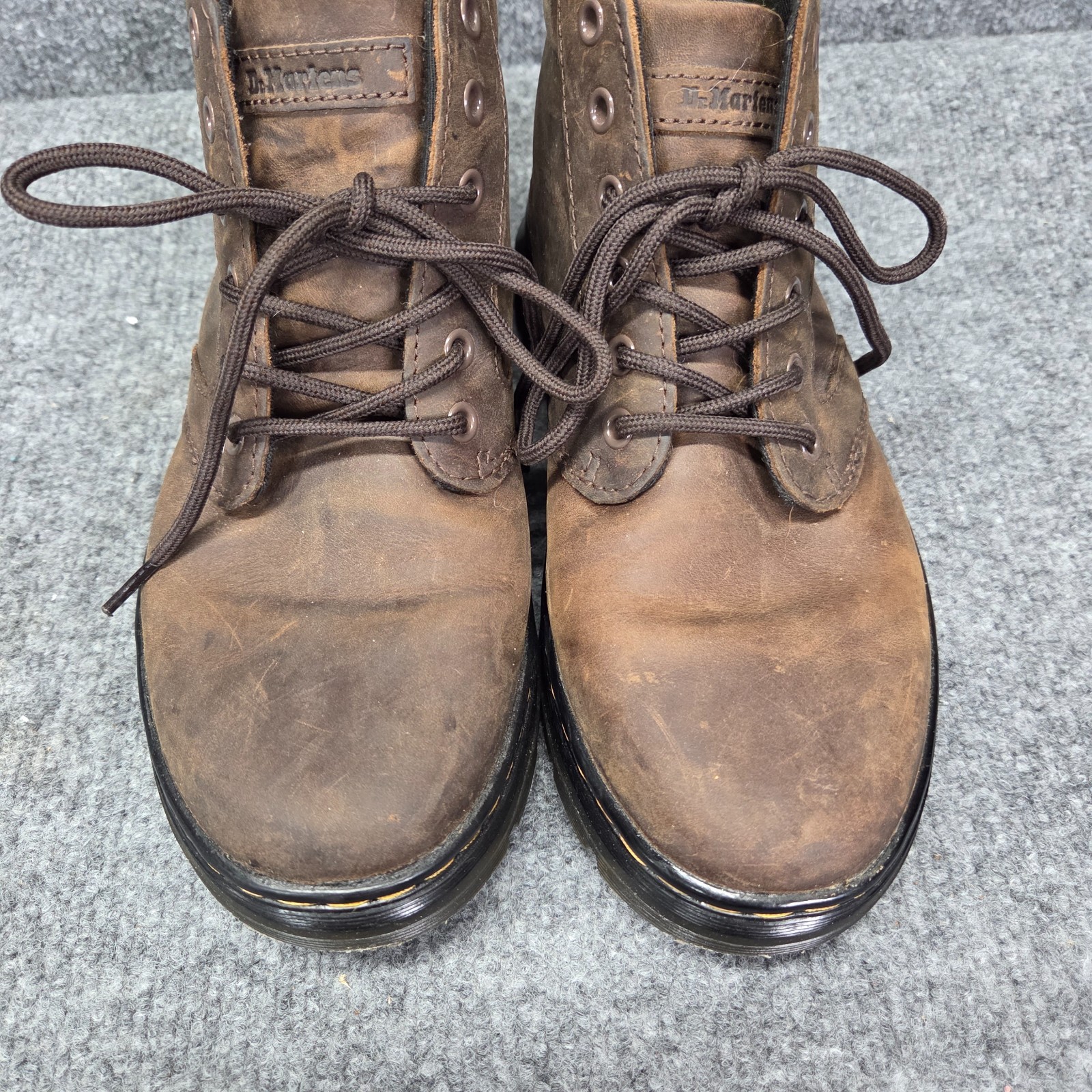 Doc Dr. Martens Bonny Leather Mens 7 Womens 8 Chunky Chukka Brown Boots thumbnail 8