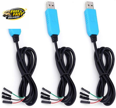 PL2303TA USB to TTL Serial Cable Debug Console Cable for Raspberry Pi 3 Pack