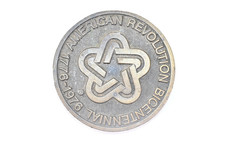 Vintage 1976 American Revolution Bicentennial Adezy Belt Buckle USA