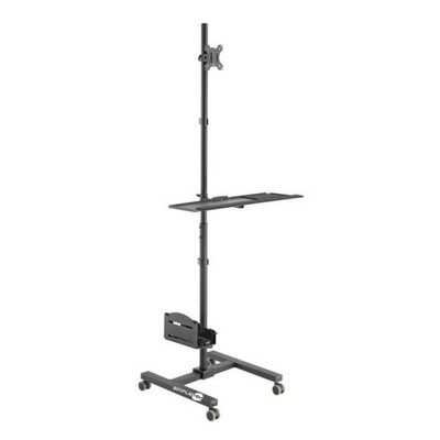 Unterstützung Workstation Bildschirm Computer Mit Räder Vesa Schreibtisch Mobile