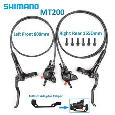 SHIMANO MT200 Hydraulische Scheibenbremse,Vorne Hinten Scheibenbremse Disc Brake