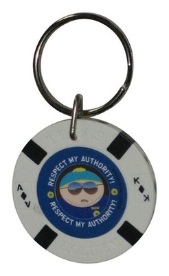 South Park Cartman Respect My Behörde Hot Properties Poker Chip Keychain