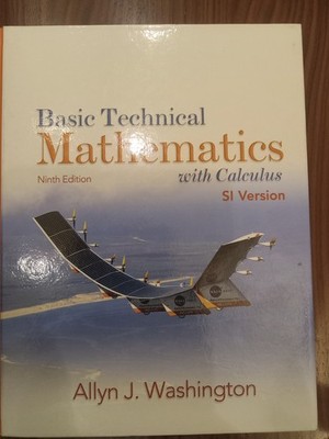 Basic Technical Mathematics With Calculus By Allyn J. Washington Ninth Edition