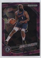 2024-25 Panini Prizm Black Purple Ice Prizm 78/149 James Harden #151 dq2