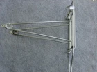Peugeot Chrome Rear Bike Rack 28" Excellent Condition Folding Flap 32x14cm
