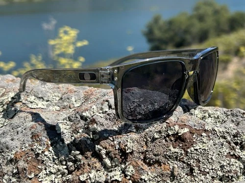 Oakley Style Holbrook Glasses - Clear/Smoke UV400